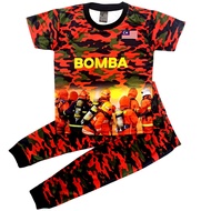 Baju Askar Budak Lelaki 1-5 Tahun Pyjamas kids Army Police FireFighter Patern1-5Year Boys and Girl