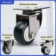 Lightweight 1.5inch / 2inch / 2.5 inch Universal Wheel Stainless Steel Gold Diamond Wheel