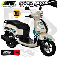 Decal Sticker Striping Variation Yamaha Fazzio 125 - Yamaha Fazzio Hybrid |Fazzio Decal - Fazzio Tri