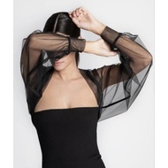 Izzy Bolero Crop Tille Transparent