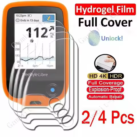 2/4PCS HD Soft Full Hydraulic Hydrogel Film For Freestyle Libre 1/2/3/ Libre Pro Libre1 Libre2 Prote