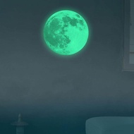 [Chinatera] ส่องสว่างดวงจันทร์ Creative Moon Luminous สติ๊กเกอร์ติดผนังเรืองแสงของตกแต่งห้องนอนเด็ก DIY เรืองแสงหน้าแรกตกแต่งพื้นหลัง