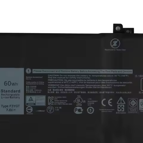 60Wh Laptop Replacement Battery F3YGT For Dell Latitude 7480 E7280 7490 7000 DM3WC 2X39G