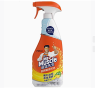 Mr Muscle Kitchen heavy oil stain Lemon  cleaner 500g  ,  威猛先生廚房重油污淨500g檸檬香型油污清潔劑瓶裝(滴露消最佳替代品)