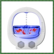 (CEUO) Bluetooth Speaker with Humidifier and Atmosphere Light Home Use Feng Shui Decoration Air Mois