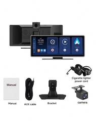 XUDA MỚI 11,26 inch 4K DVR không dây Carplay và Android Auto Camera hành trình di động Màn hình cảm 