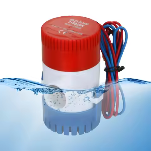 1100GPH Submersible Bilge Water Pump Low Noise Mini Electric Water Pump Marine Electric Bilge Pump f