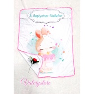 Selimut Custom Nama / Foto / Selimut Anak / Selimut Bayi Rabbit
