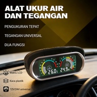 Meter VOLT 1 2 universal digital crystal Meter car water temperature voltage Meter VOLT