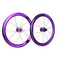 SILVEROCK SR40ล้ออลูมิเนียมสีสันสดใส20in ดิสก์เบรก406 451 40มม. โปรไฟล์สูงสำหรับ Fnhon D8 Vigor TERN