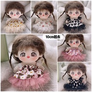 10cm Baby Clothes Skirt Suspender Skirt Cotton Doll Small Skirt 17cm Labu Cloth Vinyl Doll Clothes