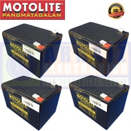 Ebike Battery 48V 12Ah (4pcs 12V 12Ah) Motolite brand Electronic Eco Bike Rechargeable SLA VRLA Seal