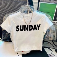 【00118e0qdtb63.my】 Girls' short sleeves  女童T恤   短款   儿童露肚脐   洋气修身   显瘦百搭  中大童上衣  Girls' T-shirt shor