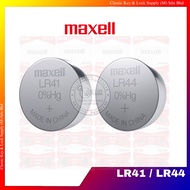Maxell Button Cell Micro Alkaline Battery LR41 / LR44 Coin Cell Battery