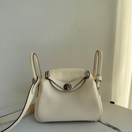 Hermes mini Lindy 最美的奶油白