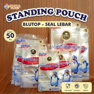 PP Seal Wide Standing Pouch Plastic SL Blutop Food Wrap/