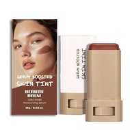 2 Pcs Foundation Stick Beauty Balm Serum Boosted Skin Tint Solid Tinted Moisturizing Serum Contour S