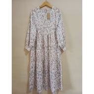 ET CETERA gamis long sleeve pleatedWanita Original