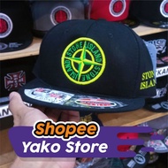 Stone Island Hat/ 303 Stone Island Snapback Hat Embroidered/ Stone Island Snapback Hat