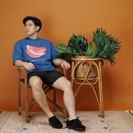UNKL347 T-Shirt HC PISA Combed Materialbiru