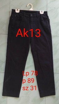 kode: Ak13/PL celana cewek/celana cewek semi jeans second/celana panjang/pakaian cewek/thrift celana
