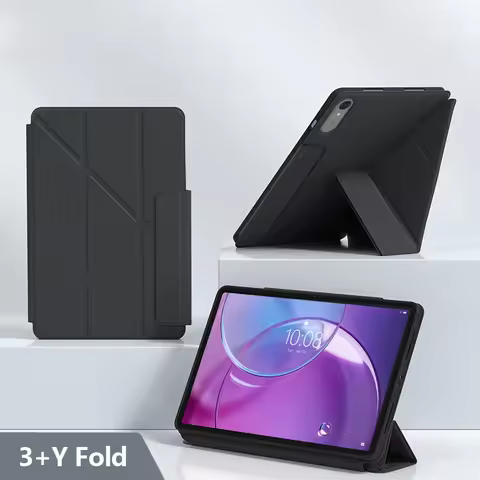 For Lenovo Idea Tab Pro Gen 2 13 inch Case TB390FU 3+Y-Fold Magnet PU Leather Stand Tablet Coque For