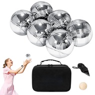 Truevaste Boules Outdoor Boules Metal Bocce Ball Kit Complete Kit Outdoor Recreational Games For Out
