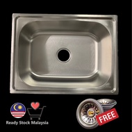 -Ready Stock- Codecor Stainless Steel Sink L600xW450xH230mm