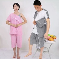 < ready stock > Patient Clothes Hospital Clothes Summer Patient Nursing Clothes Nursing Clothes Shor