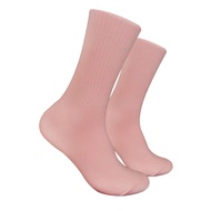 Plain Long Coral Socks (P26)