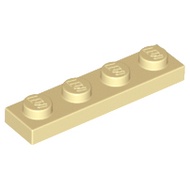 Lego 3710 Plate 1 x 4 tan