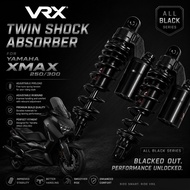 VRX ABSORBER XMAX 250 300 350MM SHOCK ABSORBER SUSPENSION ALL BLACK SERIES