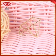 📎8pcs Bright Paperclip Paper Clips Marking Bookmark Pin Stationery Office Accs(Golden)