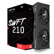 XFX Speedster SWFT210 Radeon RX 7600XT CORE ゲーミンググラフィックカード 16GB GDDR6 HDMI 3xDP AMD RDNA 3 RX-76TSWF