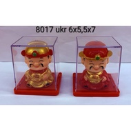 MERAH 8017 chai sen rocking mica red and yellow size 6x5.5x7cm