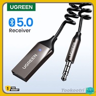 UGREEN Car Bluetooth Receiver 5.0 Audio AUX 3.5mm Head Unit Adapter