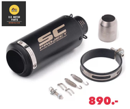 #ปลายท่อ #SC Project ไดร์สีดำ คอ 2 นิ้ว ดังลั่นซอย!!!