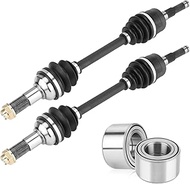 Youxmoto Front Left+Right CV Axle & Wheel Bearing Kit for Yamaha YFM660 Grizzly 660 2003 2004 2005 2