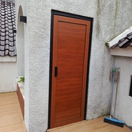 pintu aluminium serat kayu 