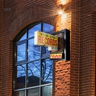 CH* Old School Record Wall Light with Music Handmade Resin Record Wall Lamp Warm LED Glowing For Stu