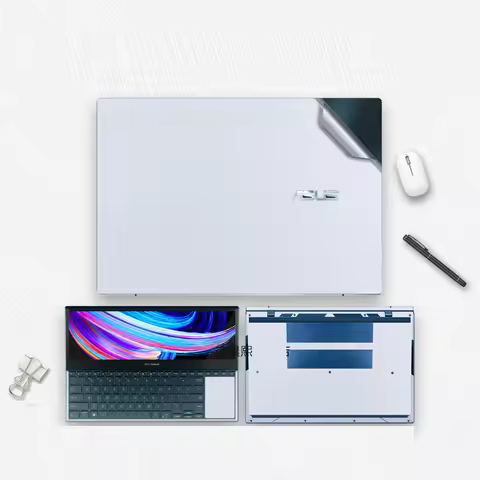 Leather Skin Laptop Stickers for ASUS ZenBook Pro Duo UX581 UX582 15.6" ZenBook Duo 14 UX481 UX482 1