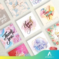 Thank You Sticker [4.8cm²] for Business or Events / Pelekat Terima Kasih