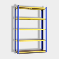 5Tier Boltless Rack Rak Dapur Rack Heavy Duty Rak Besi Serbaguna Store Storage Rack Warehouse Rak 架子