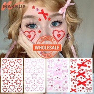 [Wholesale]Self-Adhesive, Waterproof, Temporary - Y2k Ribbon Bow Tattoo Sticker - DIY Body Art Decor