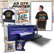 Hoson 2025 I3200 A3 Printer Single Printhead 300mm Mini DTF High Speed Press New 1-Year Latest Desig