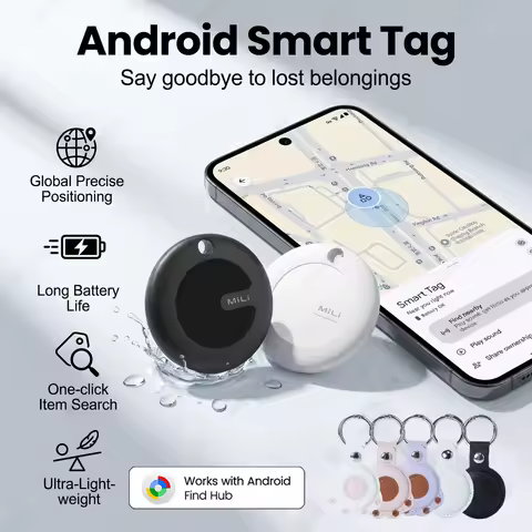 Smart Tag Works With Android Google Find Hub Alternative to AirTag MiLi MiTag GPS Tracker Tag Item F