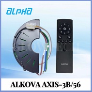 [ORIGINAL] ALPHA ALKOVA Ceiling Fan PCB/REMOTE CONTROL AXIS 3B/56'' REMOTE AL/8S