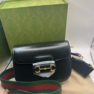 Gucci 1955 全新黑色迷你馬銜包