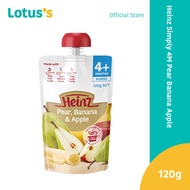 Heinz Simply 4M Pear Banana Apple 120G