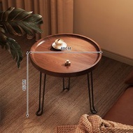 迷你可移動家用茶几小戶型折疊桌床邊折疊桌吃飯床上客廳可攜式(平行進口)